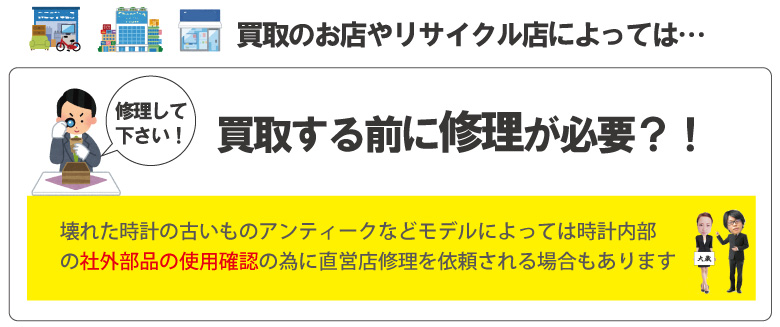 傷ありカルティエ時計修理