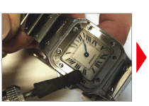 専門技術の時計クリーニング2