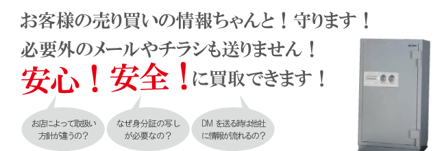 お客様情報を守る独自の個人情報保護方針